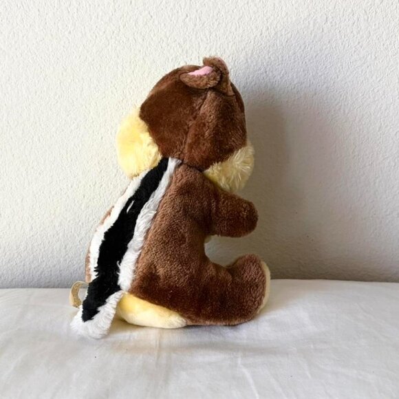 70s Vintage Disneyland Chipmunk Plush Stuffed Animal Toy - Picture 3 of 6